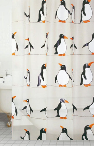 Peva Shower Curtain Penguin